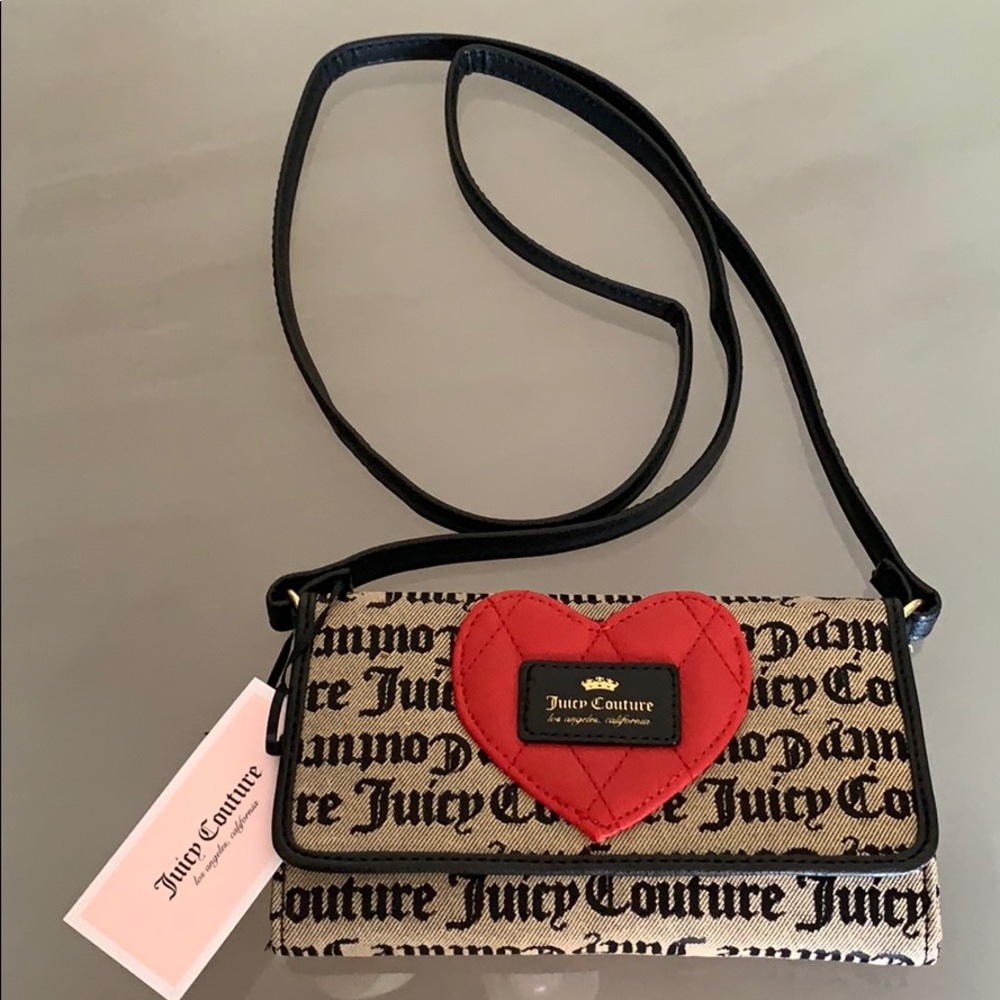 Juicy Couture Heart Breaker Mini Crossbody Love - Picture 2 of 7